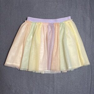 Girls Sz 5 sparkly glittery pastel tutu skirt
